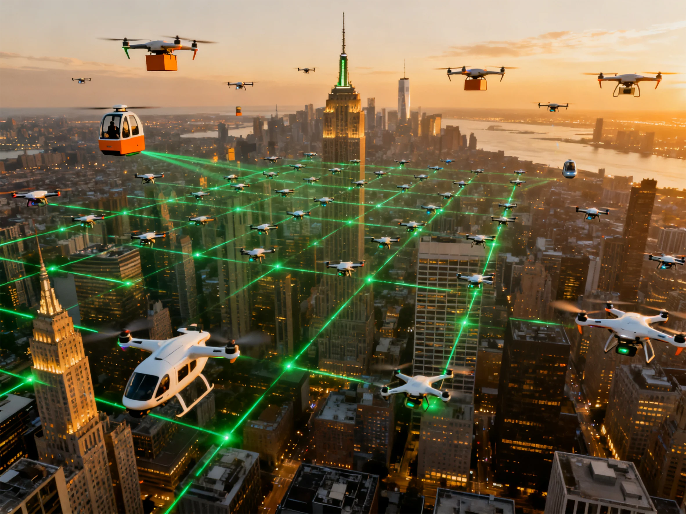 Major Cities Open Low-Altitude Airspace for Drone Operations, Boosting Urban Air Mobility